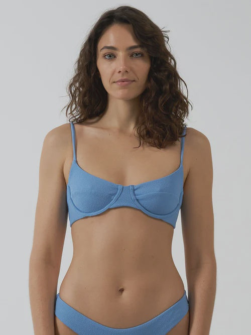THRILLS - Adira Underwire Bikini Top - POSTAL BLUE – Twentyfivenine