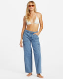 BILLABONG Leia Denim Pant - BLUE RINSE INDIGO