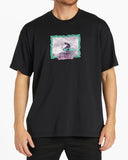 BILLABONG Slash Short Sleeve Tee - BLACK