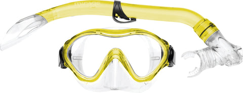 MIRAGE Goby Junior Mask and Snorkel Set - YELLOW